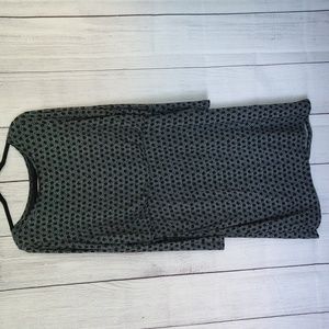 Ann Taylor LOFT jersey knit printed dress size large